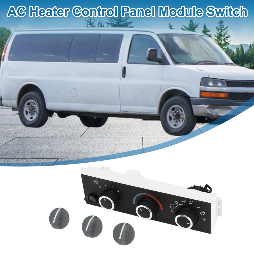 HVAC A/C Heater Climate Control Panel Replacement for Chevrolet Express (2008–2022)