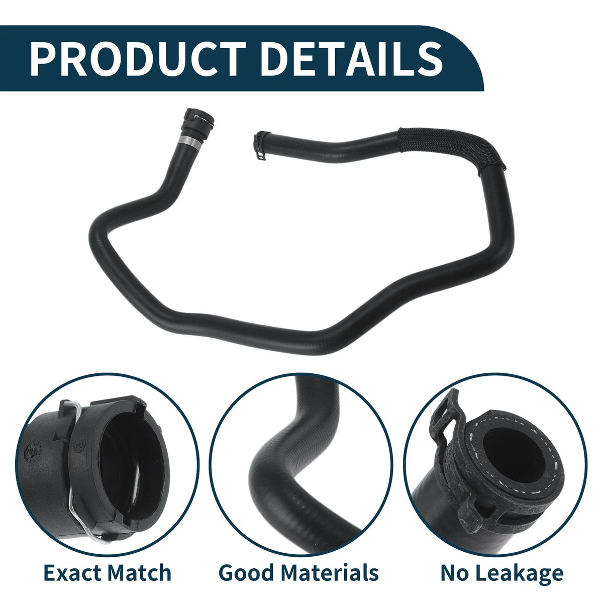 Radiator Hose No. 9G918B160AB for Ford Mondeo 2.0L (2011) Rubber