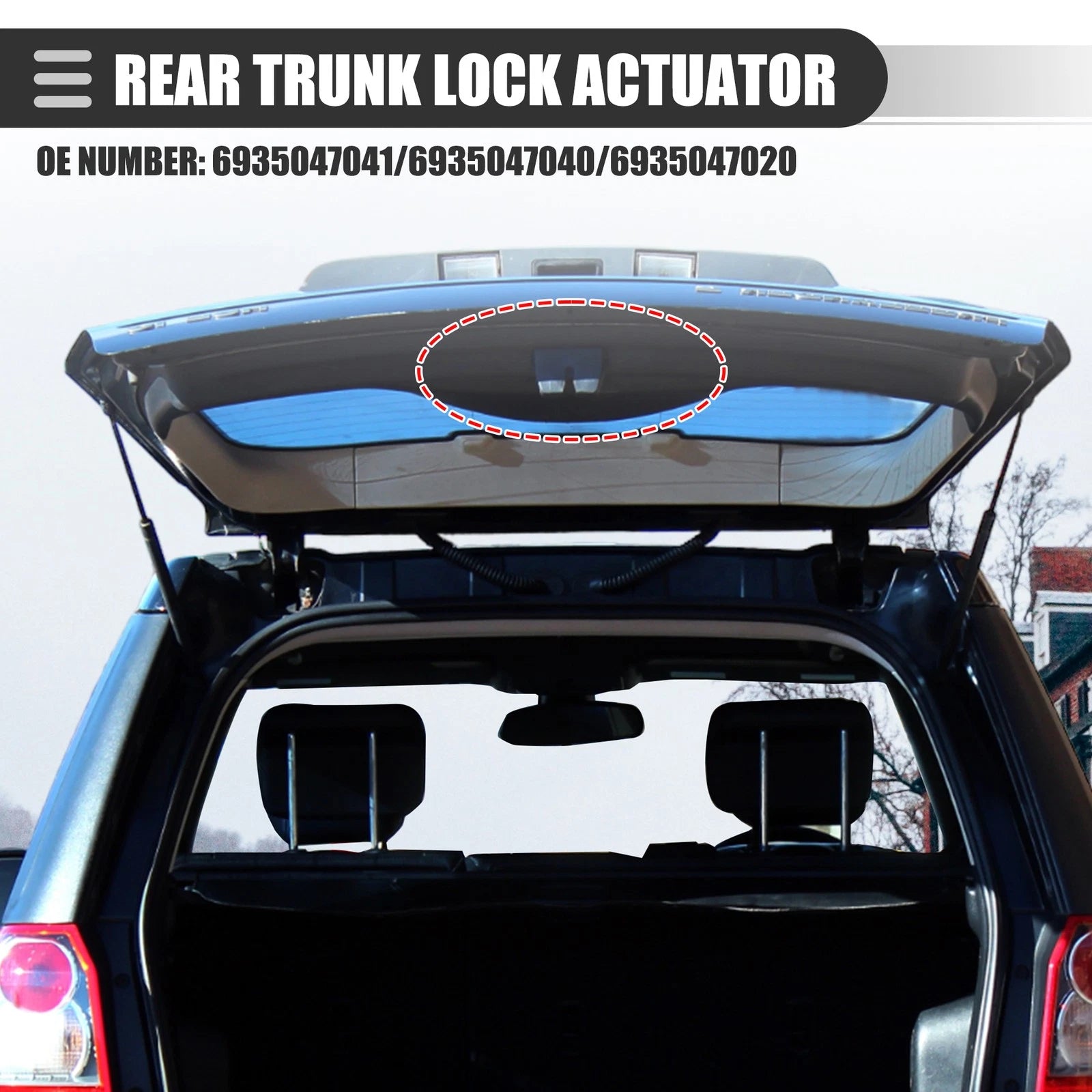 Rear Trunk Lock Actuator Replacement for Toyota Prius (2010–2015)