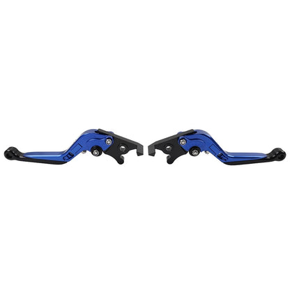 Folding Extendable Brake Clutch Levers for Aprilia V4 1100RR (2017–2021) Blue