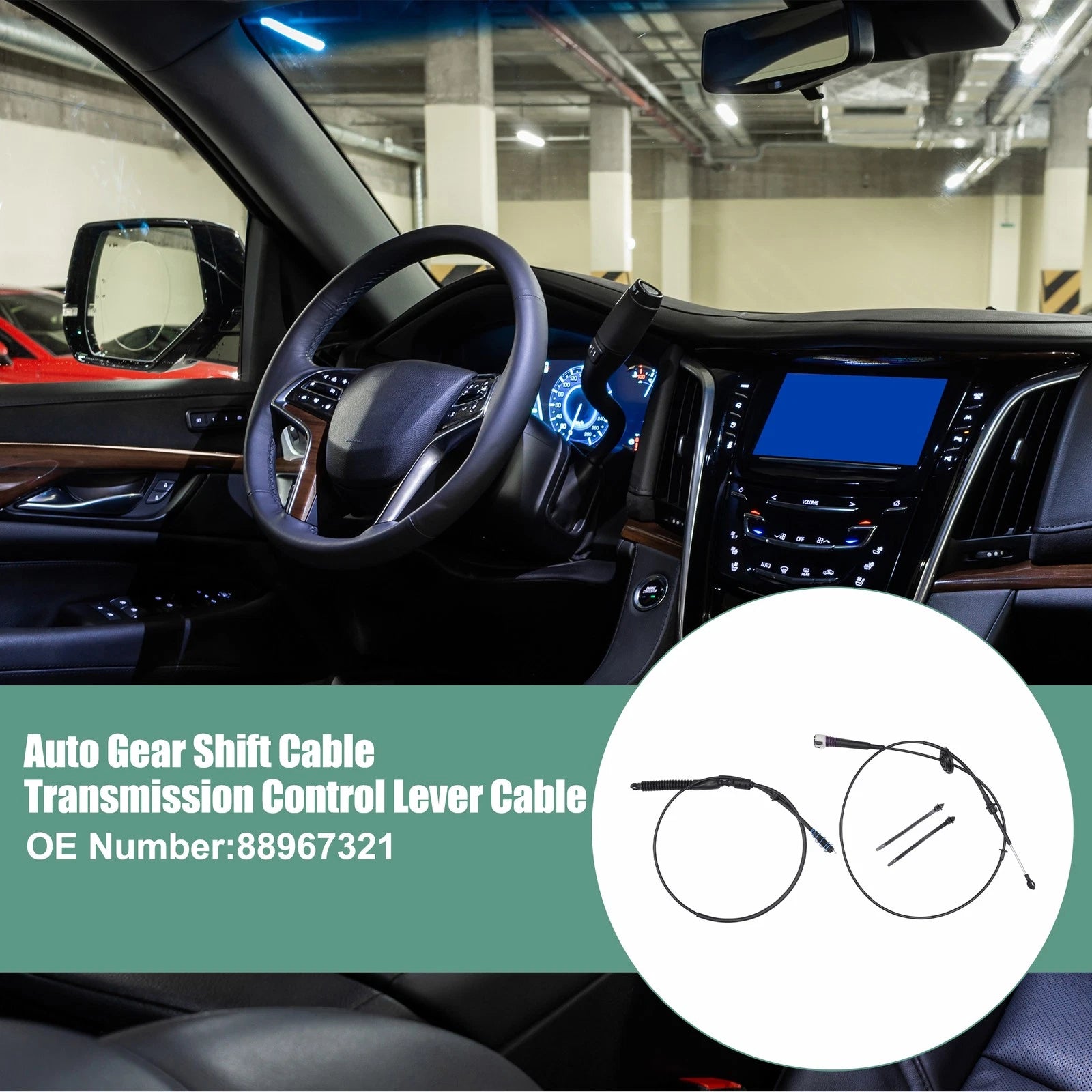 Transmission Control Lever Cable Set Replacement for Chevrolet Suburban (1999–2006)