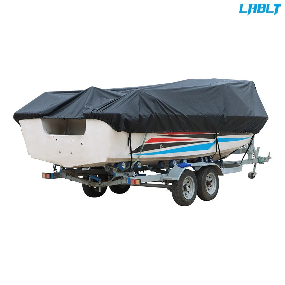 Boat Cover for V-Hull Runabout (20-22FT) - Waterproof, Trailerable