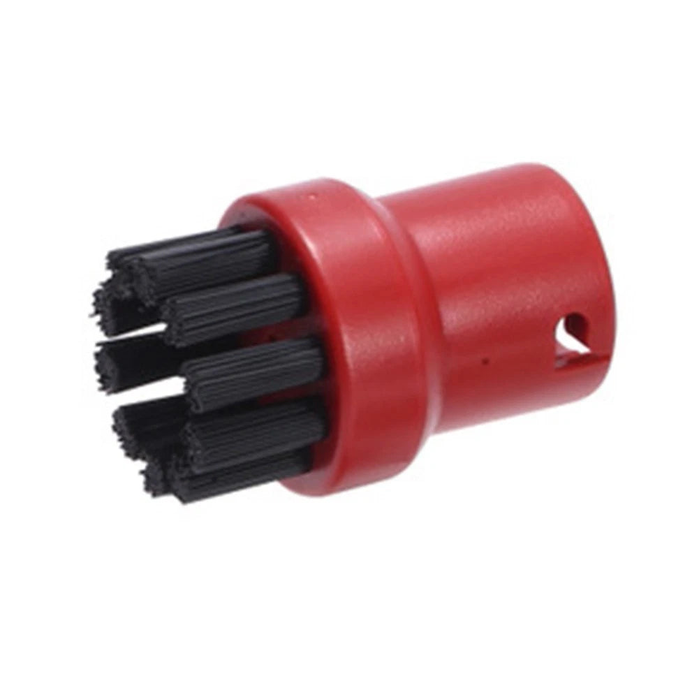Set of 4 Round Nylon Brushes with Extension Nozzle
