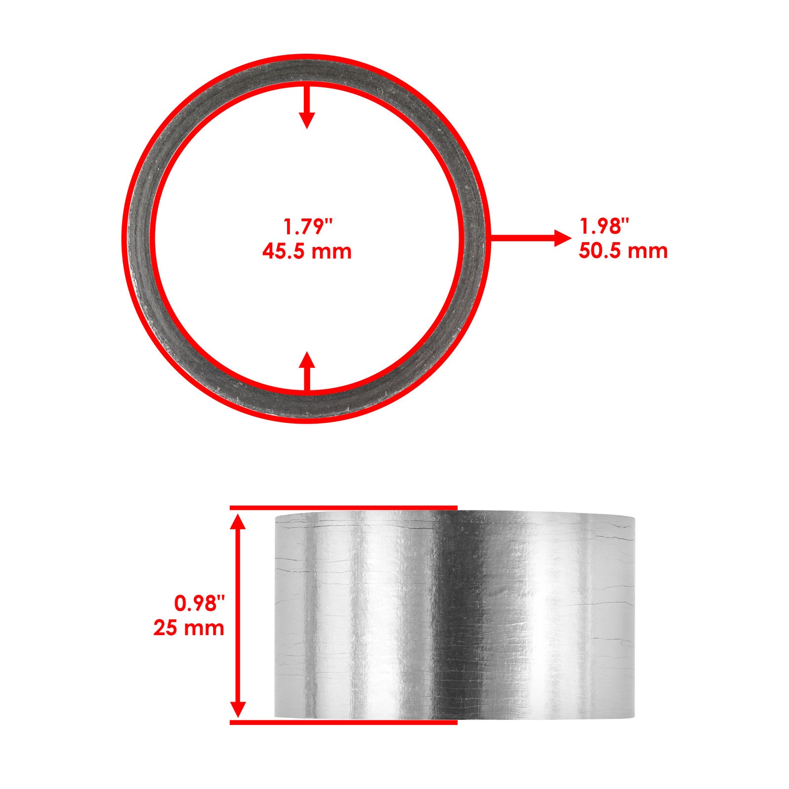 Exhaust Pipe Gasket for Can-Am Outlander Max 800R 4X4 2009–2012