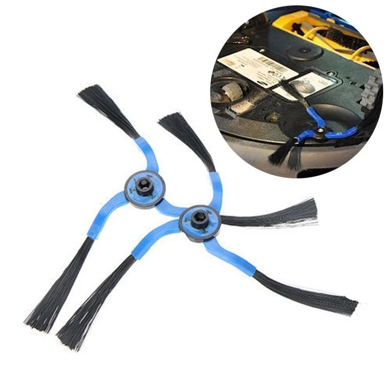 2pcs Side Brushes for Robot Vacuum (3 Arm Part Set)