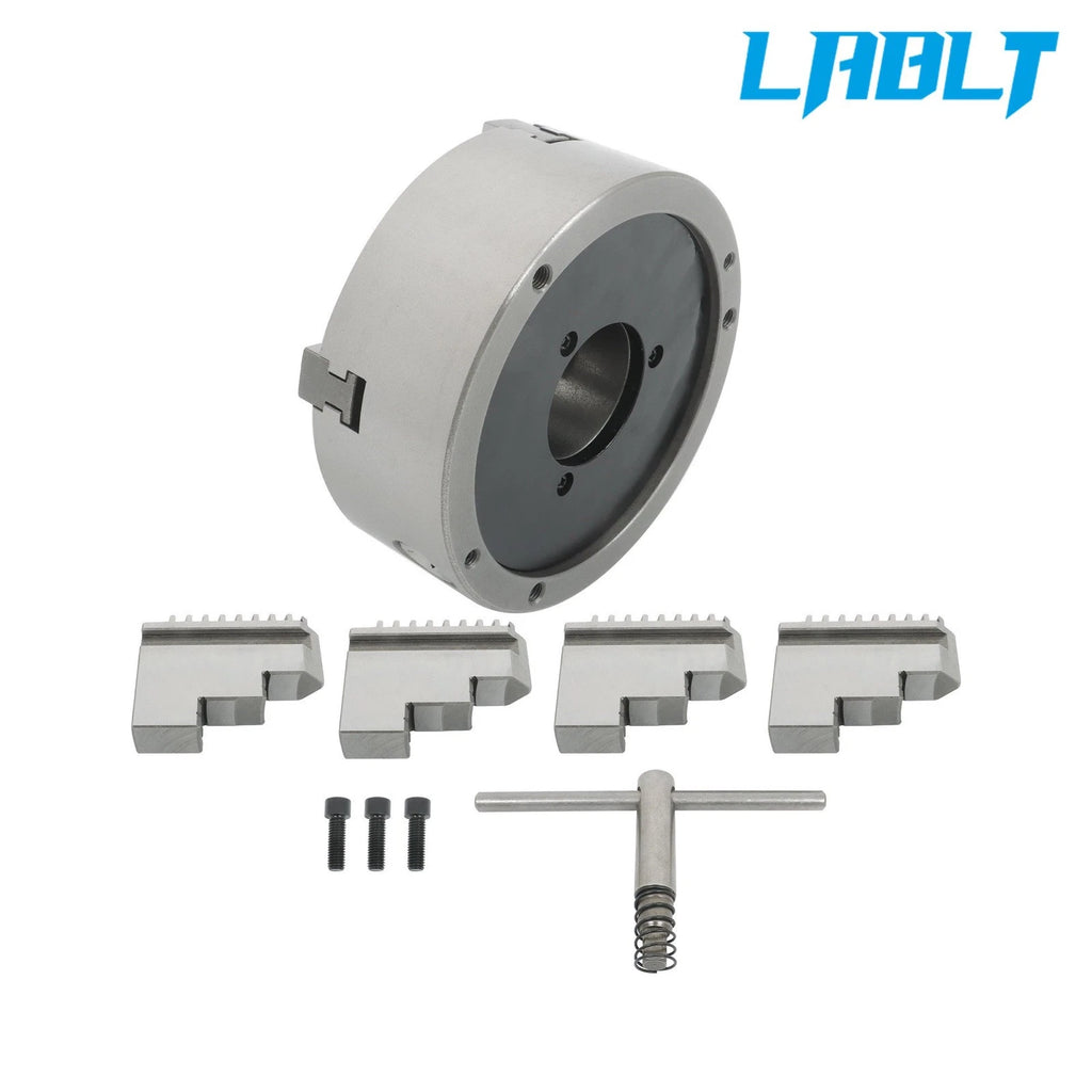 8" 4 Jaw Self Centering Lathe Chuck for Drilling Milling Machine