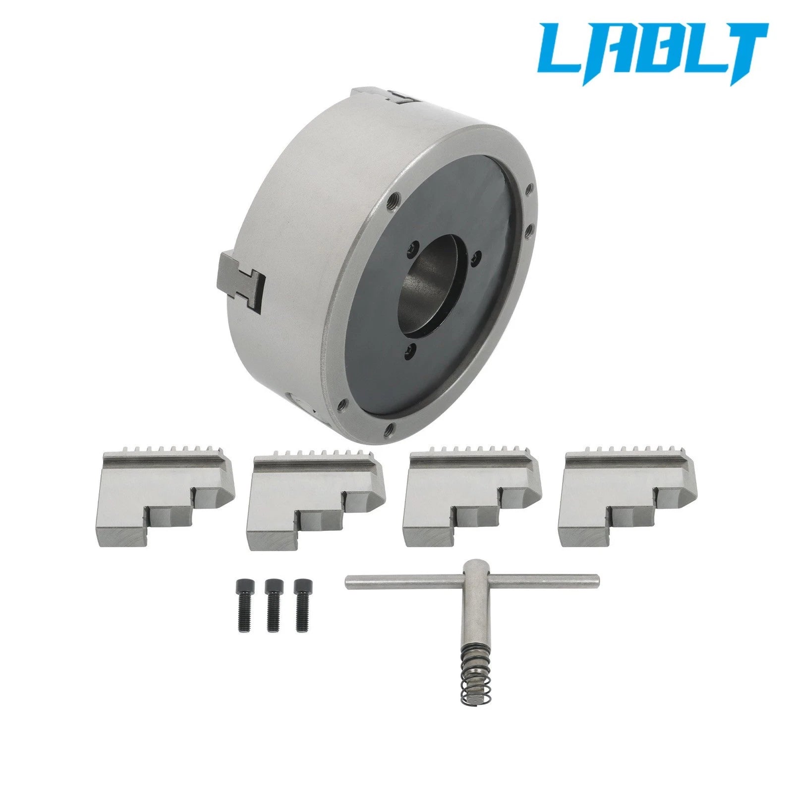 8" 4 Jaw Self Centering Lathe Chuck for Drilling Milling Machine