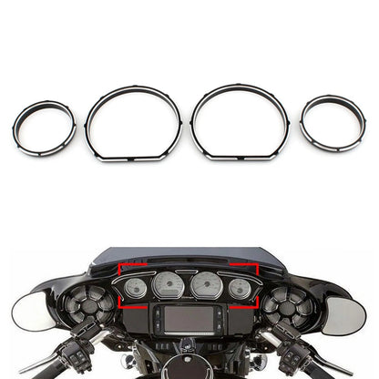 Instrument Board Gauge Bezel Kit for Harley Touring Electra Street Glide (2014–2023)