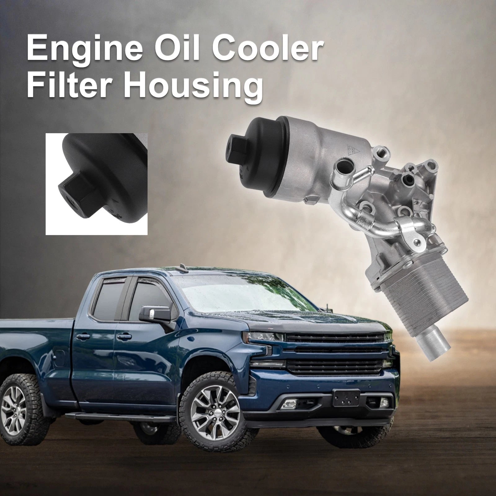 Engine Oil Cooler Filter Housing with Seals for Chevrolet Cruze (2011–2016)