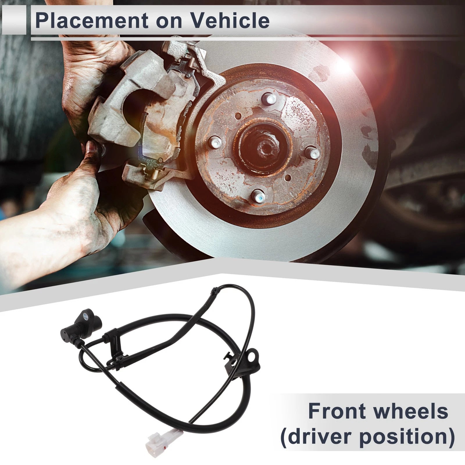Brake Pad Wear Sensor Front for Toyota Prius (2010–2015)