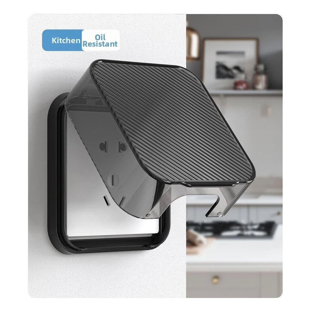 Waterproof Outlet for Bathroom Electrical Installation (No-Drill, Tool-Free)