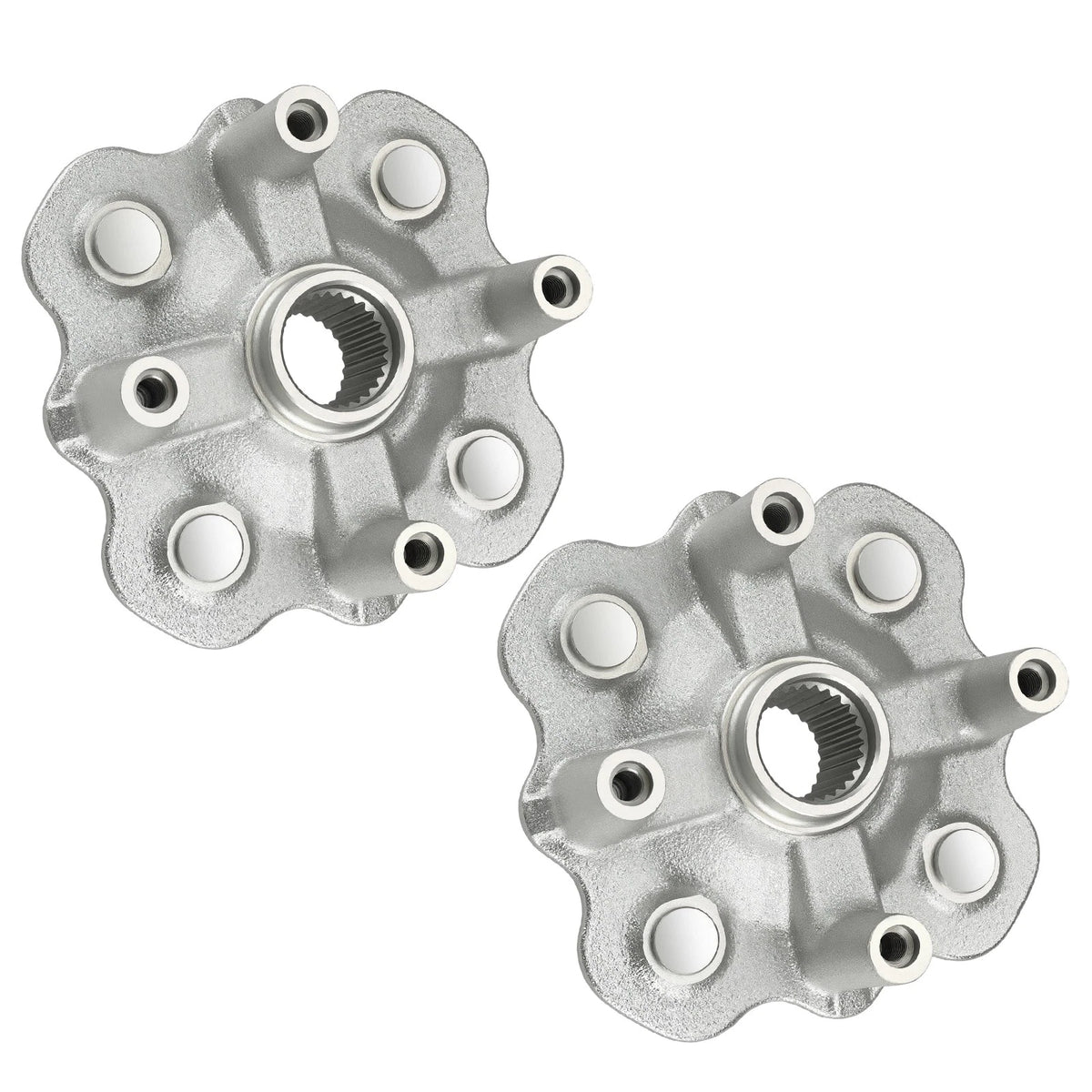 Pair Front Wheel Hub for Yamaha Kodiak 400 450 (2003–2006) YFM400 YFM450