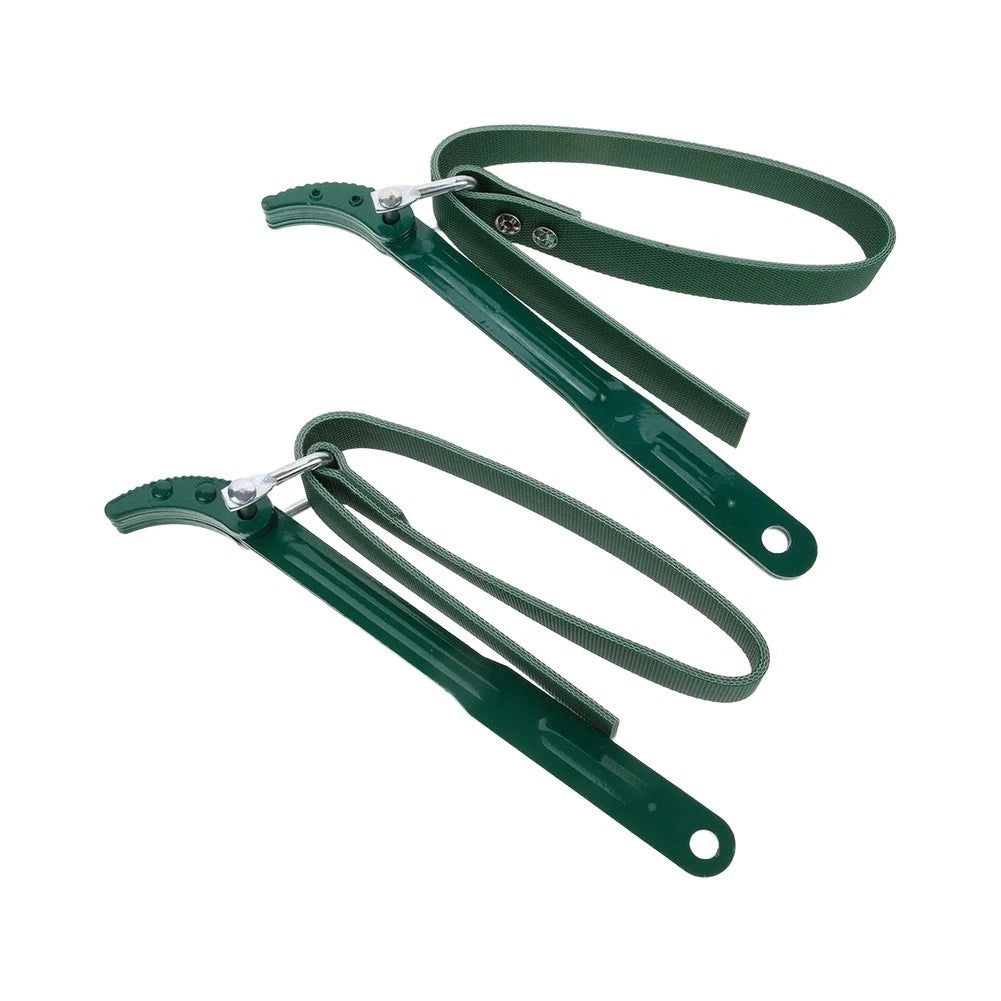 2X Adjustable Strap Wrench Set for Water Filter Oil Filter Fittings