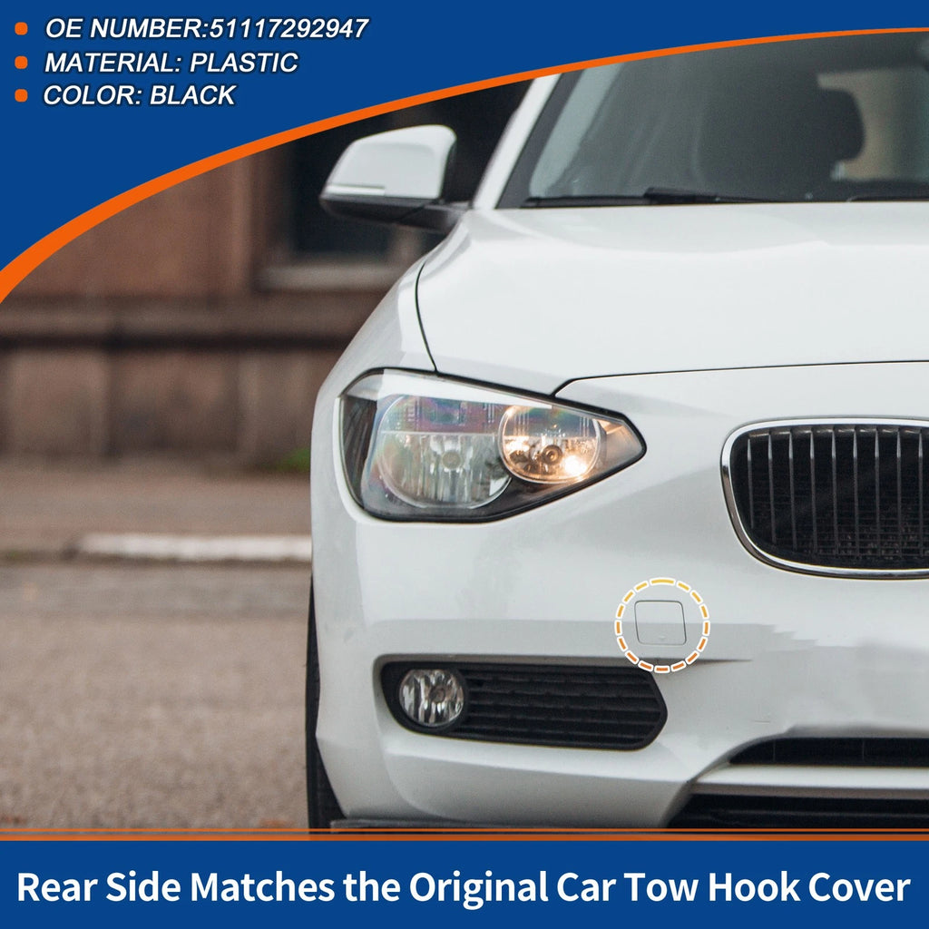 Front Tow Hook Cover Replacement for BMW 1 Series F20 F21 (2012–2018)