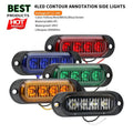 2X LED Side Marker Lights for