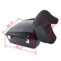 Chopped Trunk Backrest with Mounting Rack for Harley Touring (1997–2008)