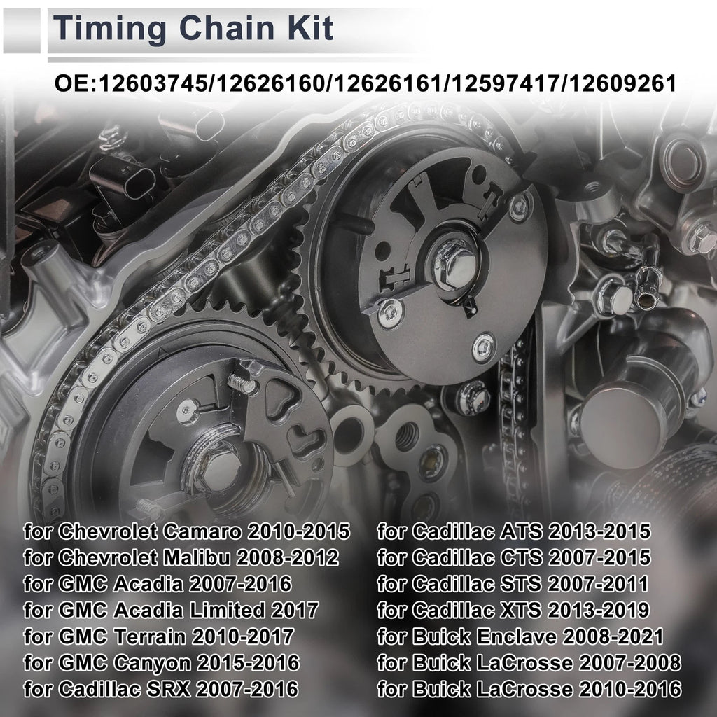 Timing Chain Kit Replacement for Cadillac SRX ATS CTS (2013–2019)