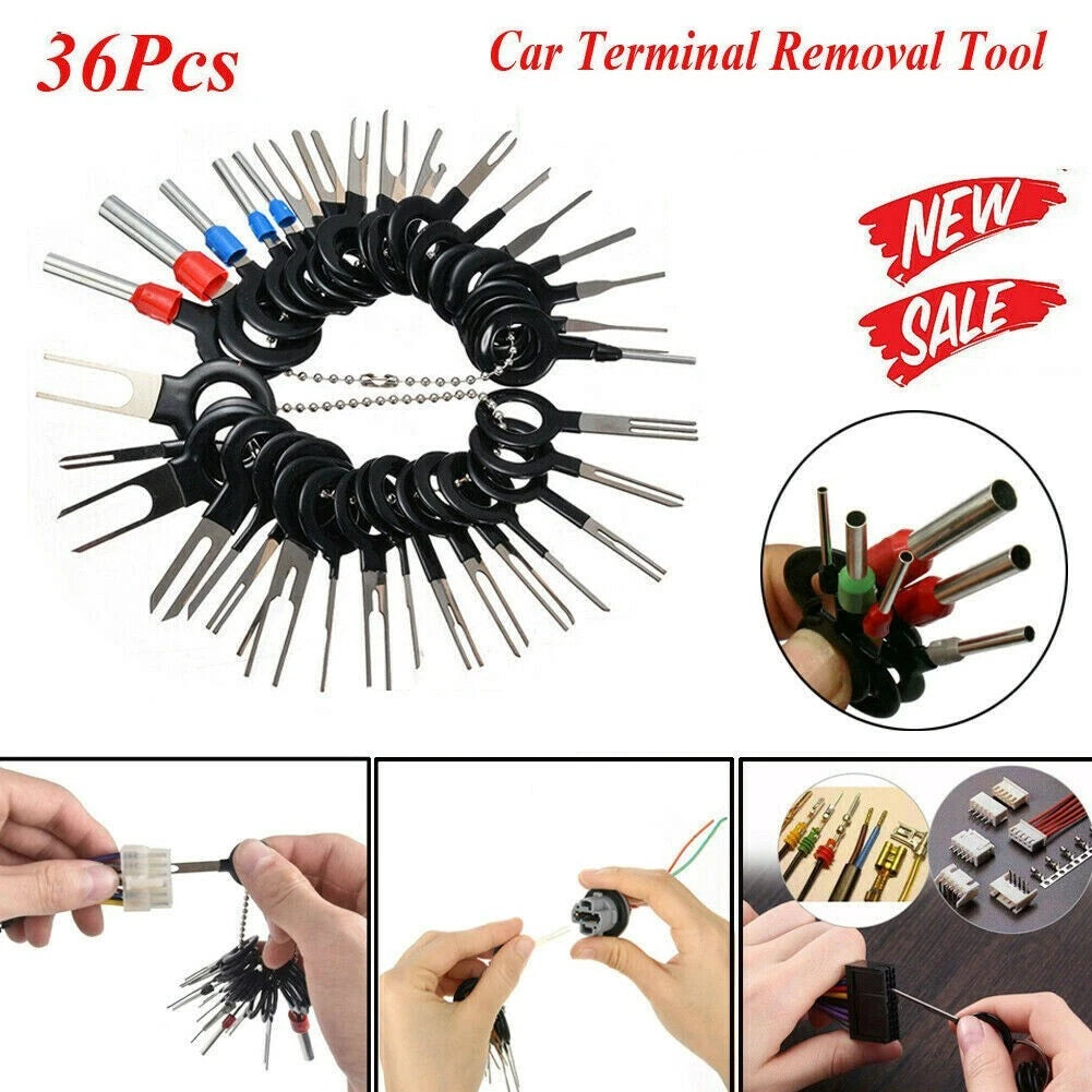 36PCS Wire Terminal Removal Tools for Automotive Electrical Repairs