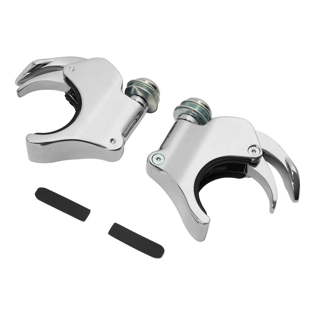 4X 49mm Windshield Clamps for Harley Dyna Fat Bob FXDB