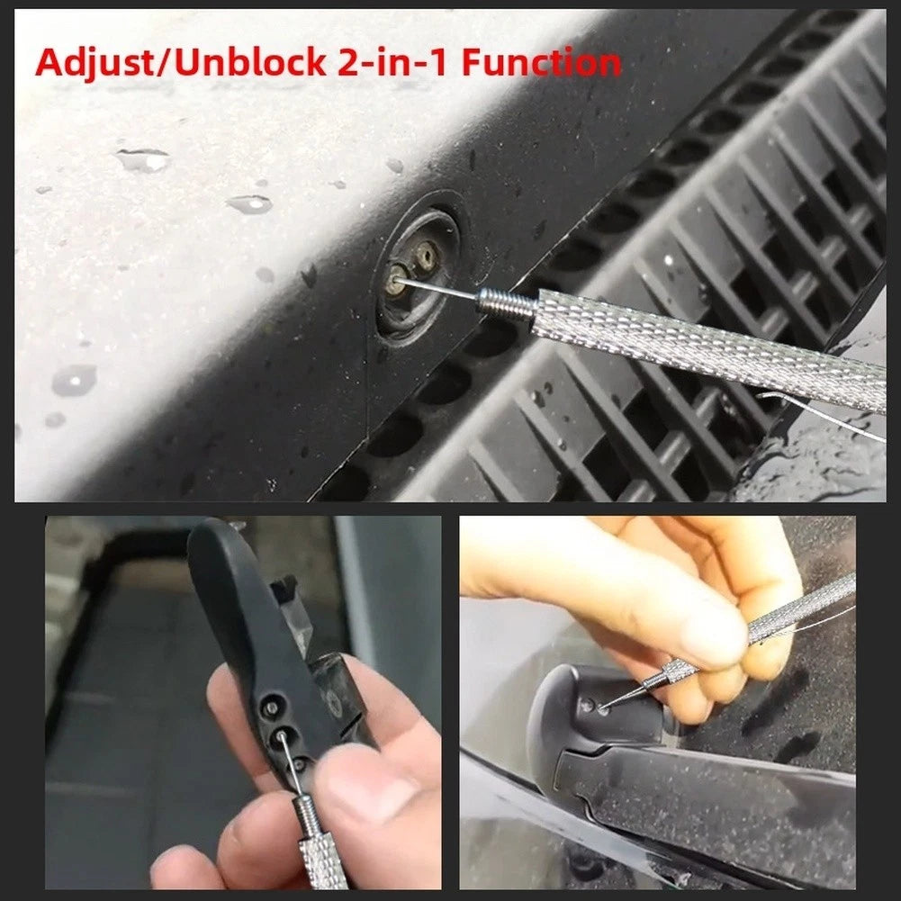 Windshield Wiper Nozzle Cleaner Tool for Car Washer Systems
