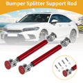 2X Adjustable Front Bumper Lip Splitter Strut for Universal Fit (No Drilling)