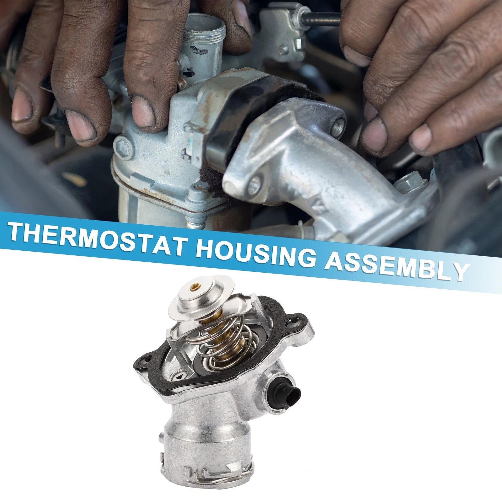 Engine Coolant Thermostat Housing Assembly for Mercedes-Benz CL550 (2007–2011)