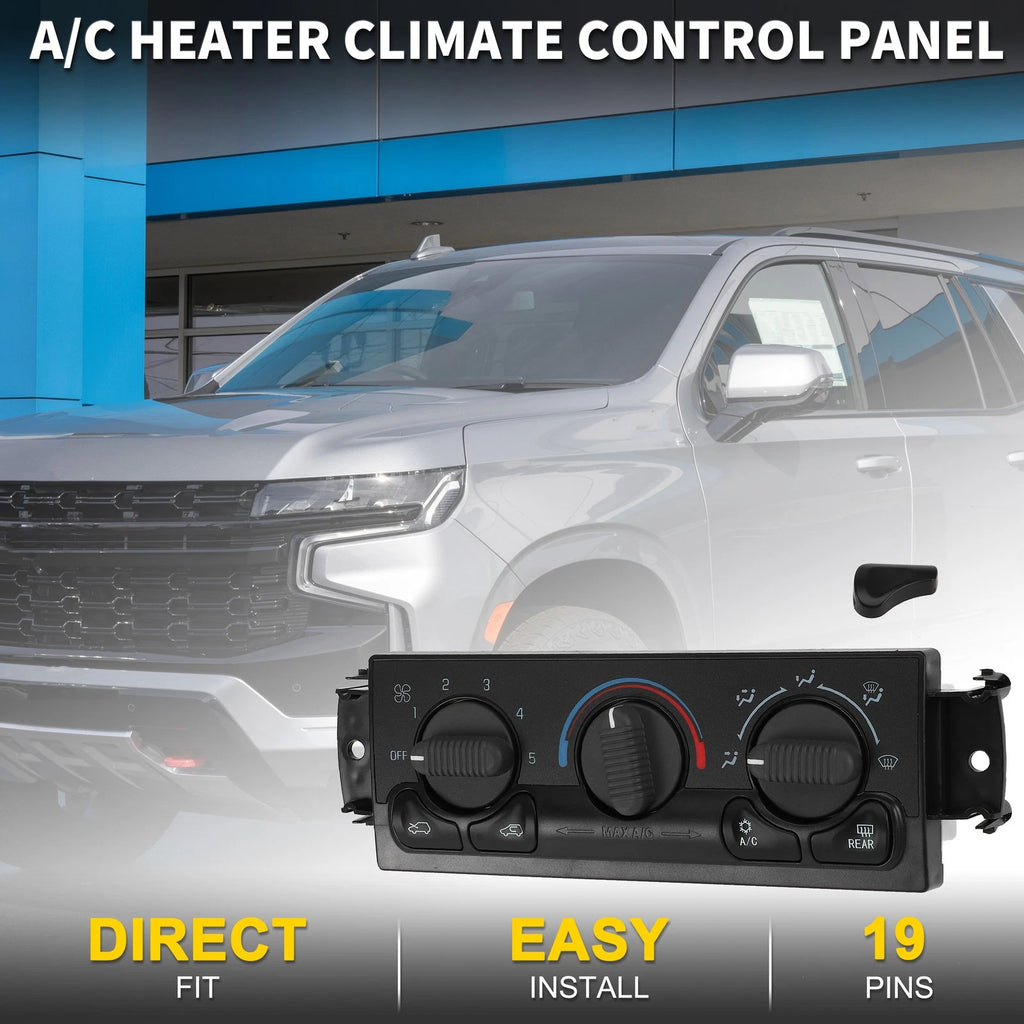HVAC A C Heater Climate Control Switch Replacement for Chevrolet Avalanche (2007–2013)