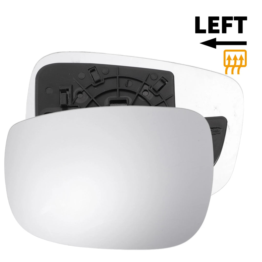 Left Side Mirror Glass with Heated Back for Mazda CX5 (2017–2023)