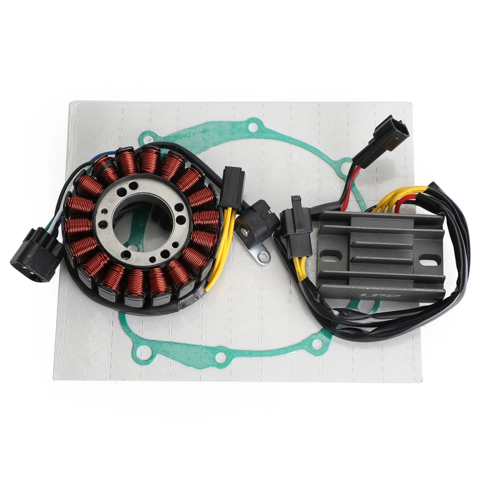 Magneto Stator, Voltage Rectifier, Gasket for Suzuki DR-Z400SM (2000–2019)