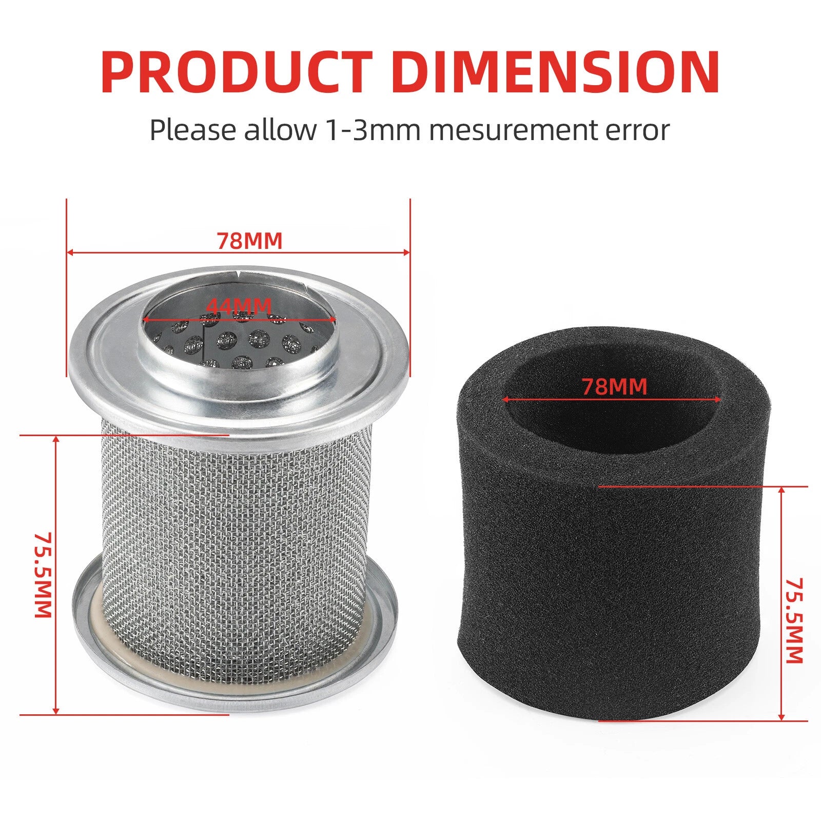 Air Filter Holder Kit & Spark Plug for Honda TRX90EX/TRX90X (2006–2023)