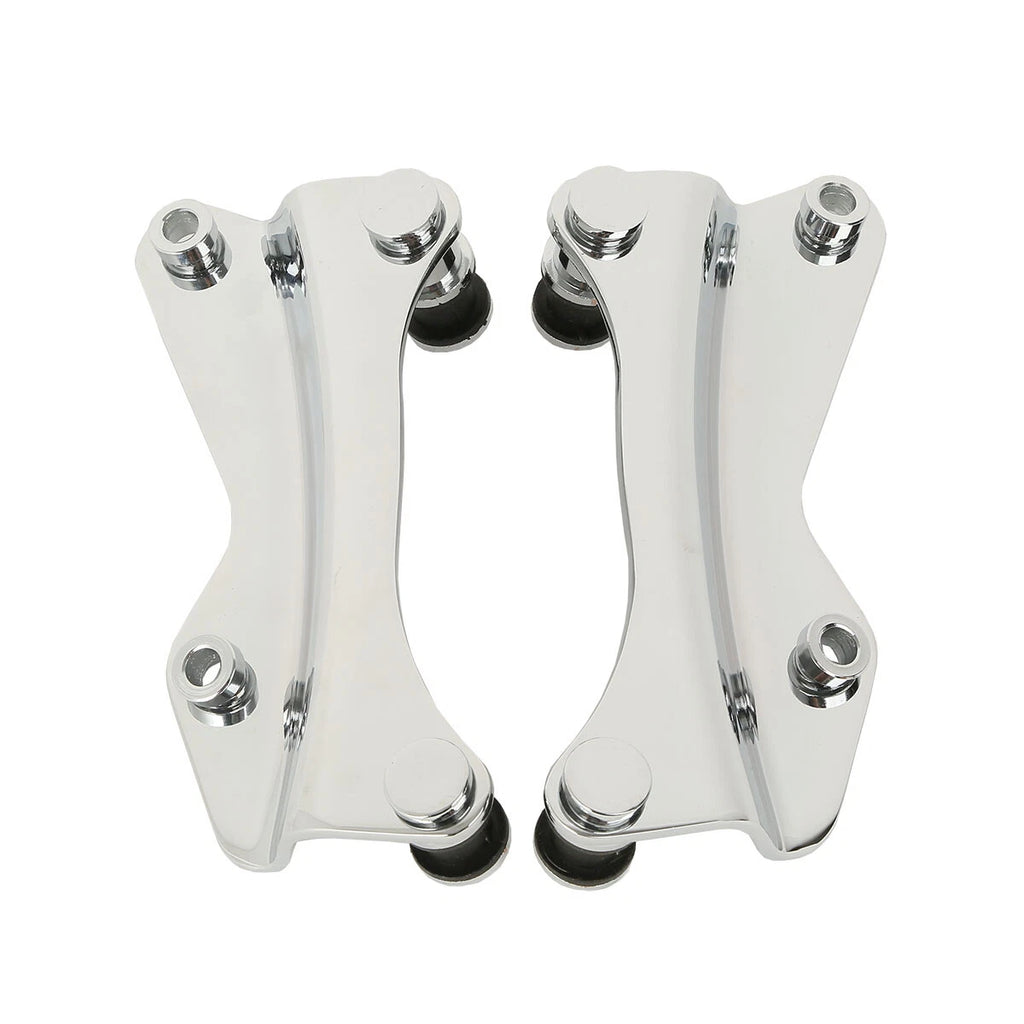 4 Point Docking Hardware Kit for Harley Street Road Glide (2014–2026) Chrome/Black