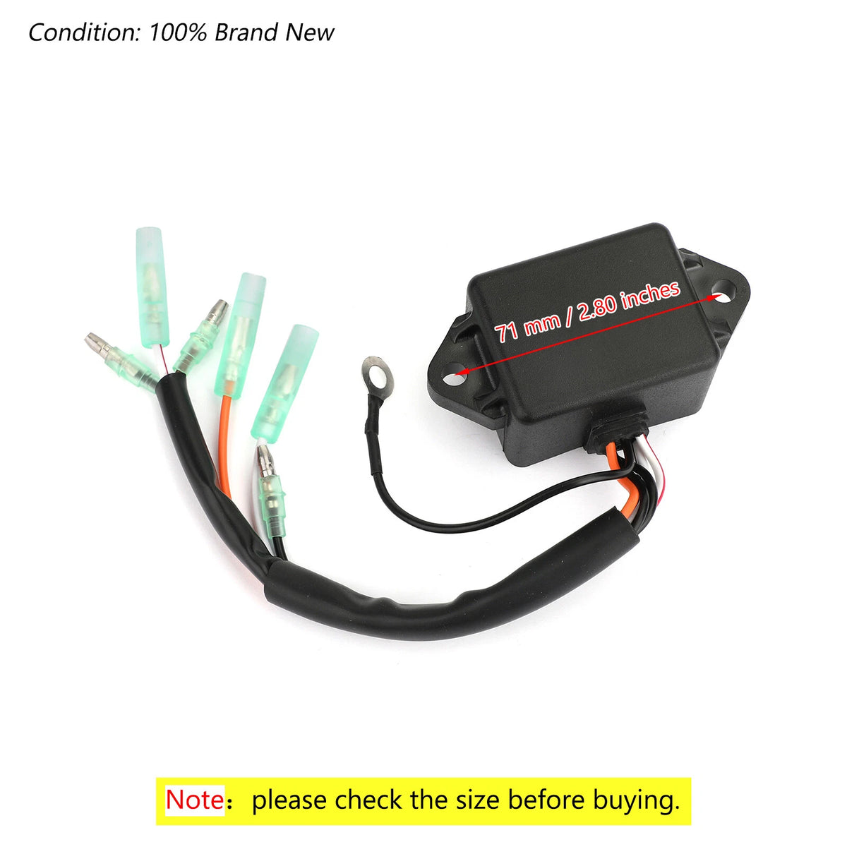 CDI Igniter Module for Yamaha K40J E40J E40G EK40J (1993–2002) 6F5-85540-21