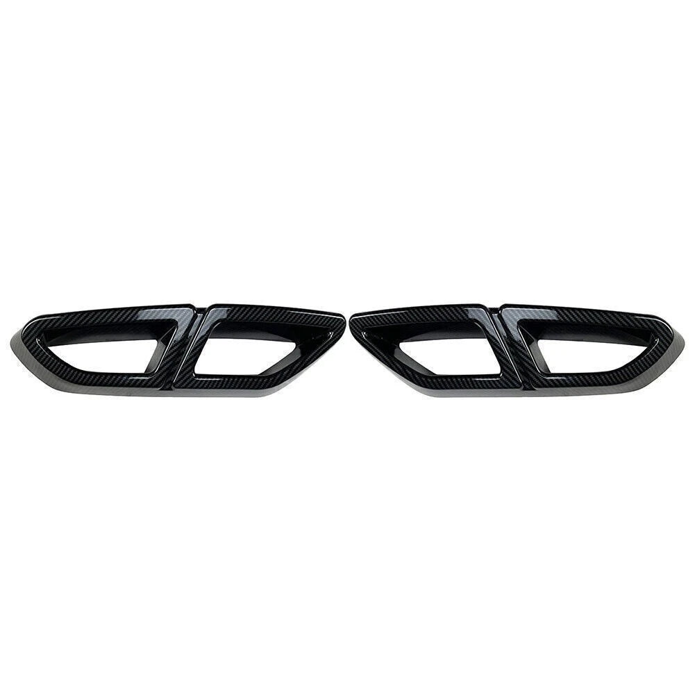 Rear Exhaust Muffler Tail Pipe Cover for VW Passat B8 (2016–2019) Carbon Fiber