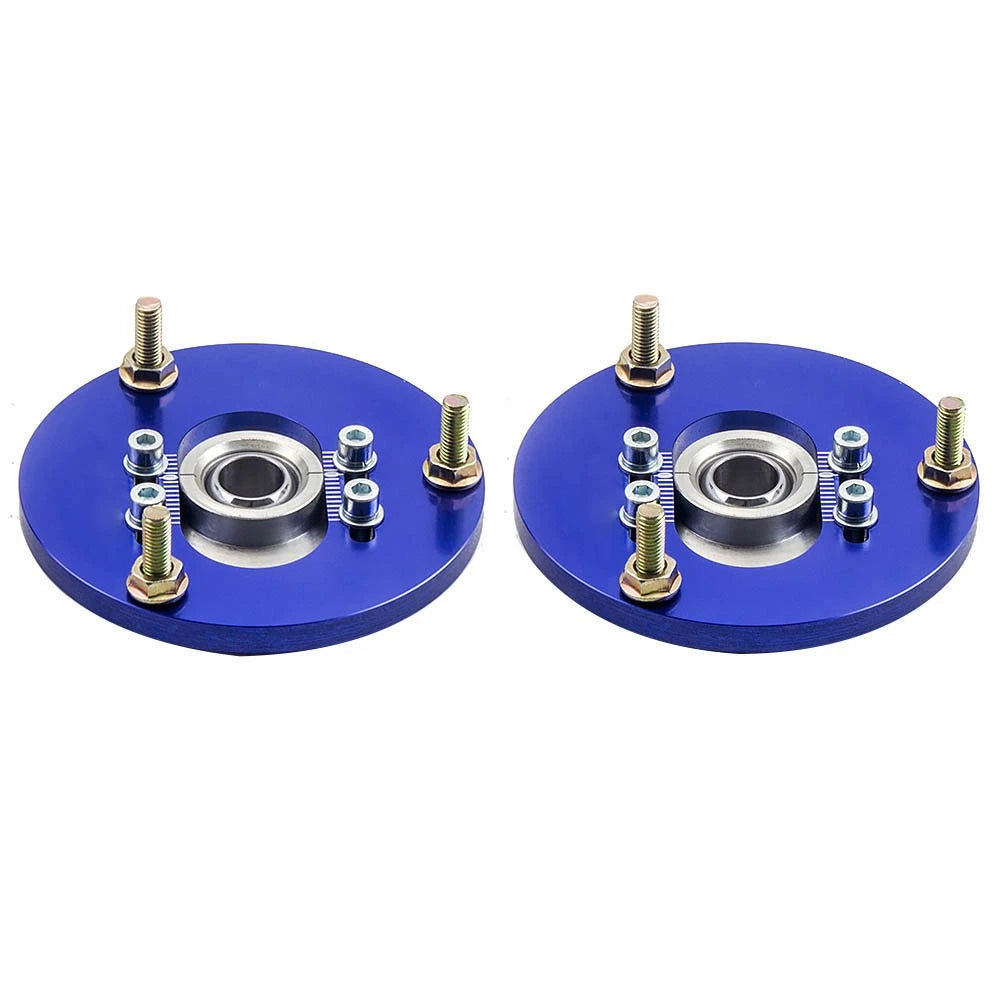 Front Pair Coilover Pillowball Camber Plates for BMW E36 3 Series (1992–1999)