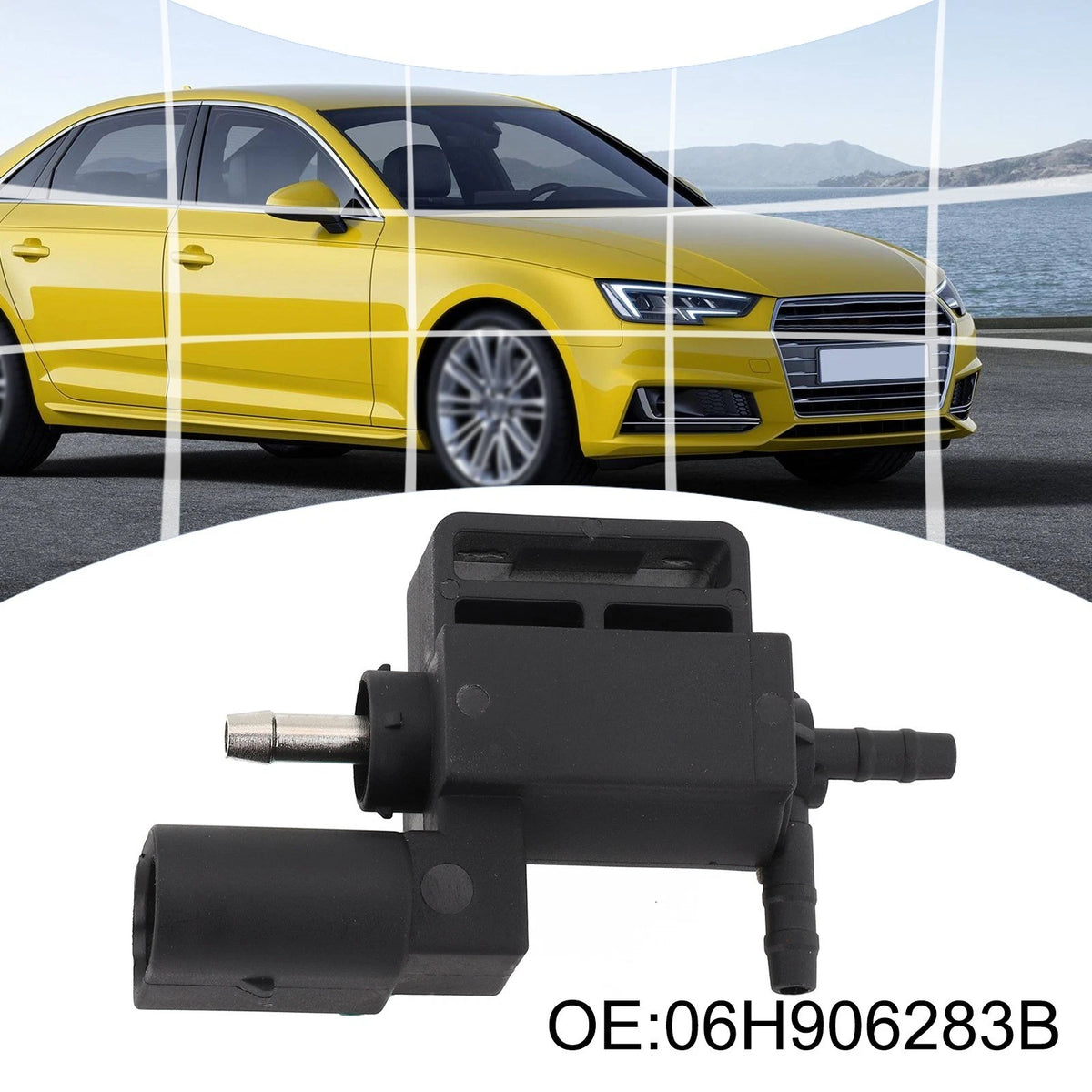 Solenoid Purge Valve for Compatible Vehicles (OEM 06H906283B)