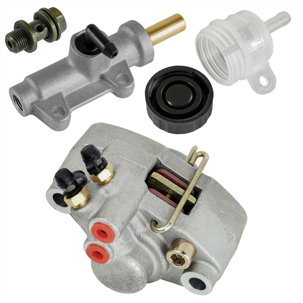 Rear Brake Caliper with Reservoir for Polaris Trail Blazer 400 (2003)