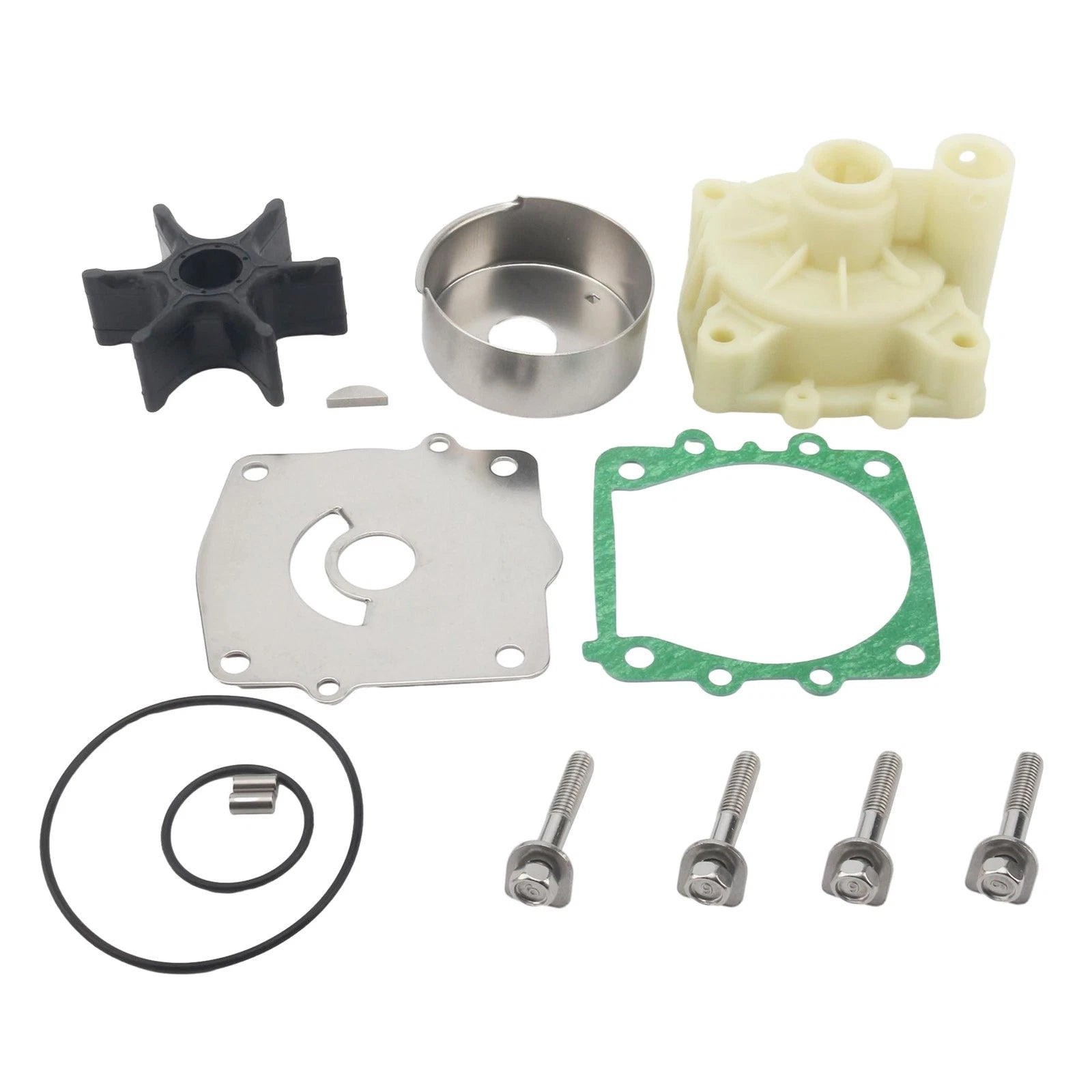 Water Pump Impeller Kit 6G5-W0078-01 for Yamaha 2-Stroke 150-225 HP (1996-2006)