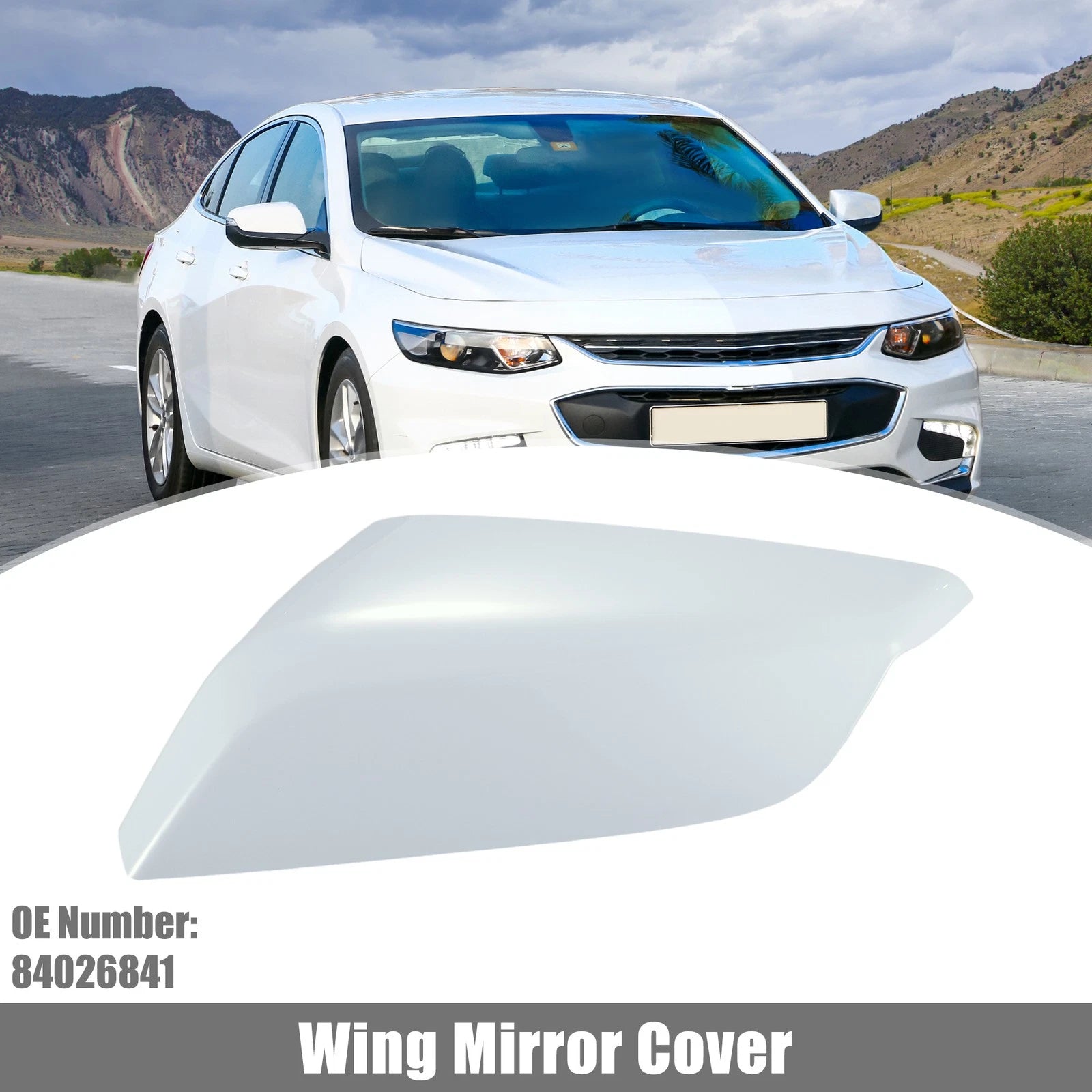 Left Side Mirror Cover Replacement for Chevy Malibu (2012–2015)