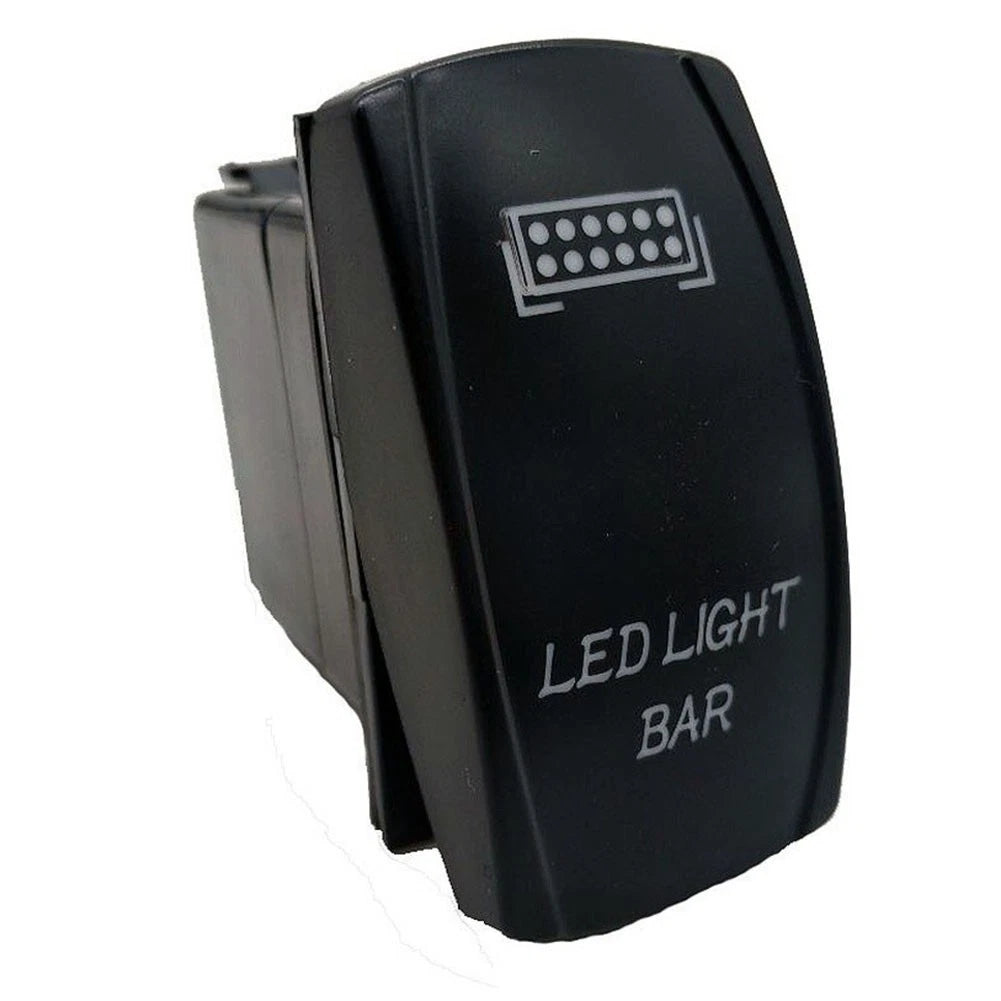 12V Rocker Switch 5 Pin 20 Amp Blue LED Backlit for Polaris For Ranger Models