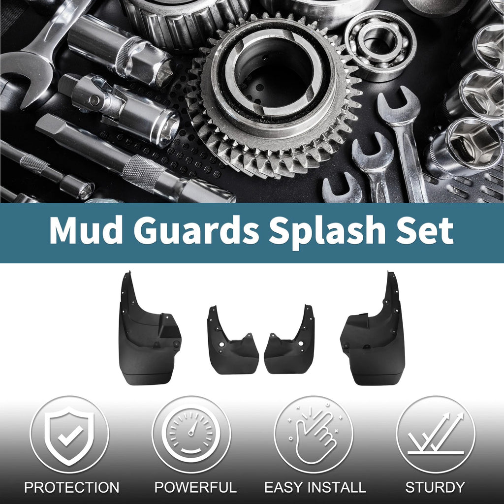 Mud Flaps Splash Guards Set for Toyota 4Runner (2010–2022)