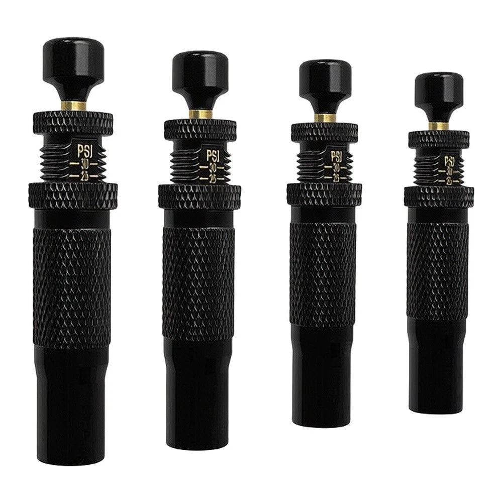 4PCS Tire Deflator Valve Kit for Powersports Vehicles Adjustable 10-30 PSI