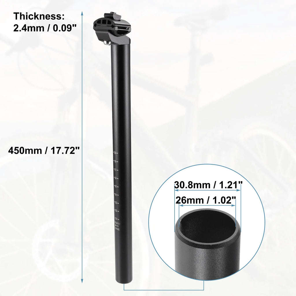 Bike Seat Post Aluminum Alloy Replacement for Universal Bicycle (2000–2025)
