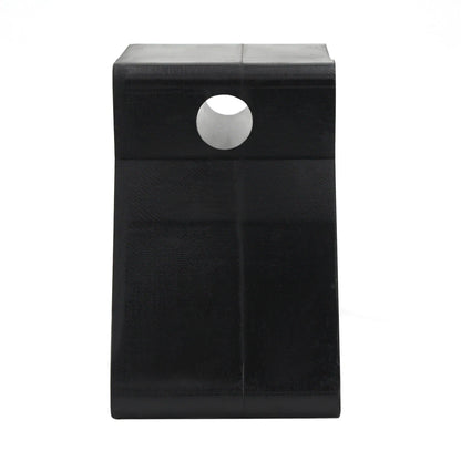 2 Inch V Bow Stop for Boat Trailer - Black Molded Rubber
