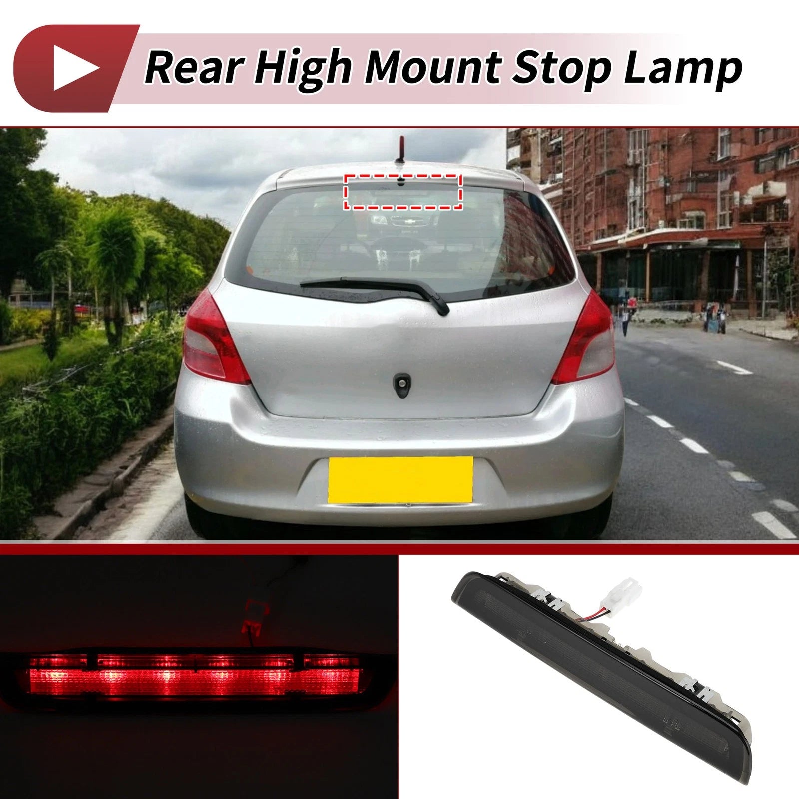 LED Third Brake Light Replacement for Toyota Yaris Hatchback (2012–2020)