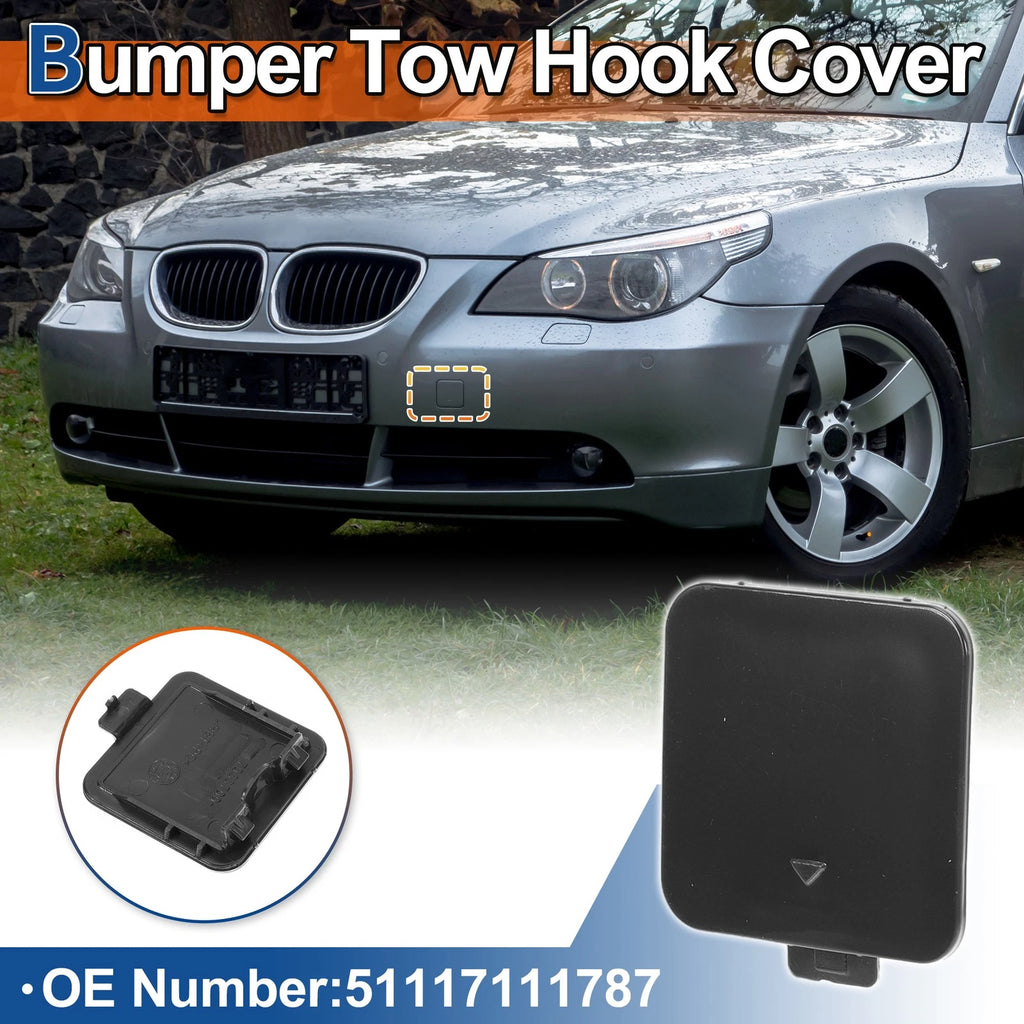 Front Tow Hook Cover Replacement for BMW 525i 530i 550i (2004–2010)