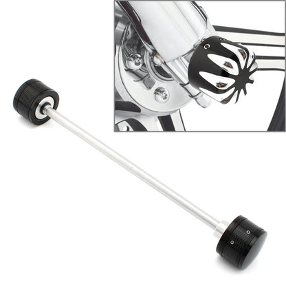 Front Axle Nut Cover Cap Installation Kit for Harley Davidson (E)