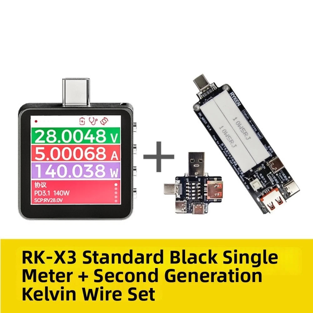 USB Voltage Current Resistance Tester RK-X3 M001 for Mobile Laptop Devices