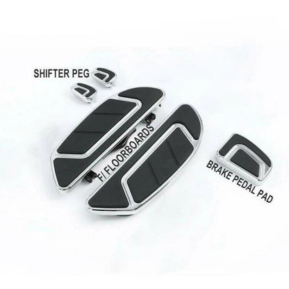 Chrome Driver Floorboard Brake Pedal Shift Peg for Harley Street Glide (1986–2023)