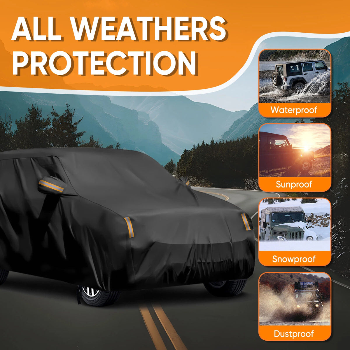 2XL Waterproof Car Cover for Chevrolet Trailblazer EXT (2002–2009)