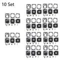 10x Carburetor Kit for McCulloch SP40 PM 310 320 330 (Zama RB-1 C1-M2B)